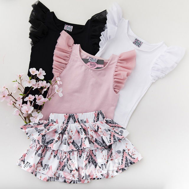 Lily Grey blůzka s tylovými rukávy pudder pink