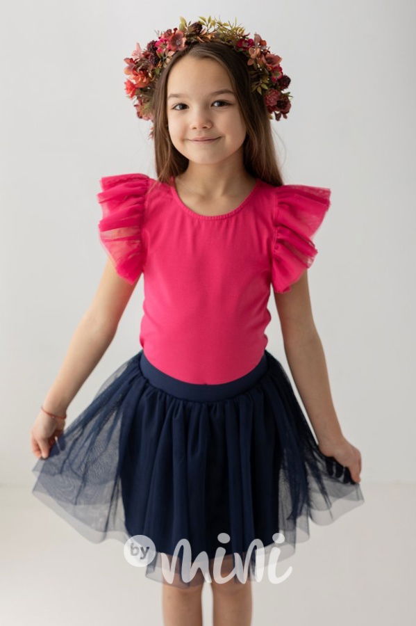 Royal blue tylová tutu sukně Lily Grey