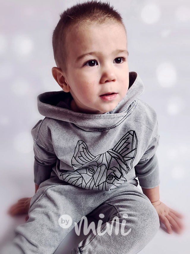 Despacito baggy acid wash grey