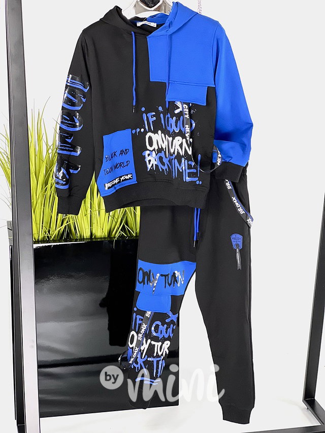 COOL street art souprava black/blue