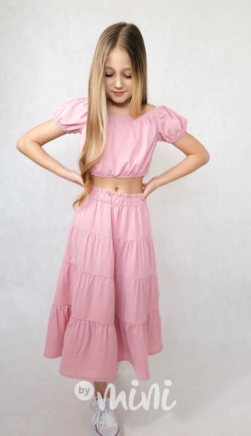 Letní boho set růžový