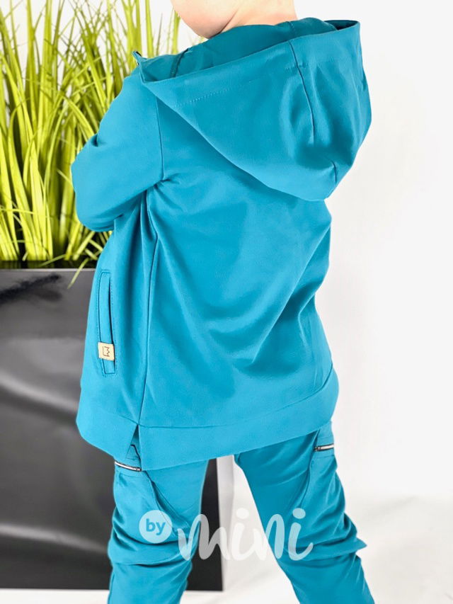 BEAST long mikina petrol