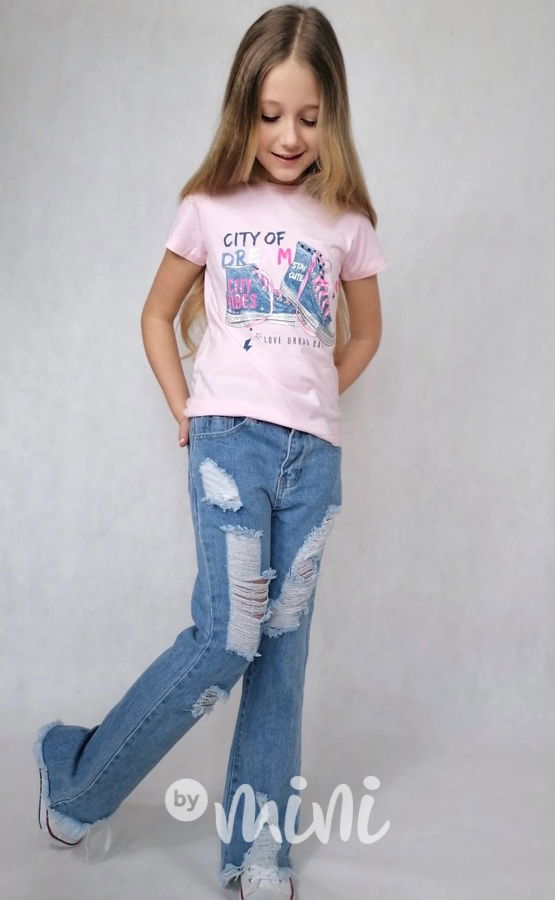 Ripped jeans zvonáče