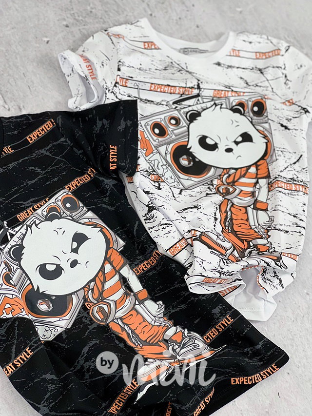 Bad panda triko white