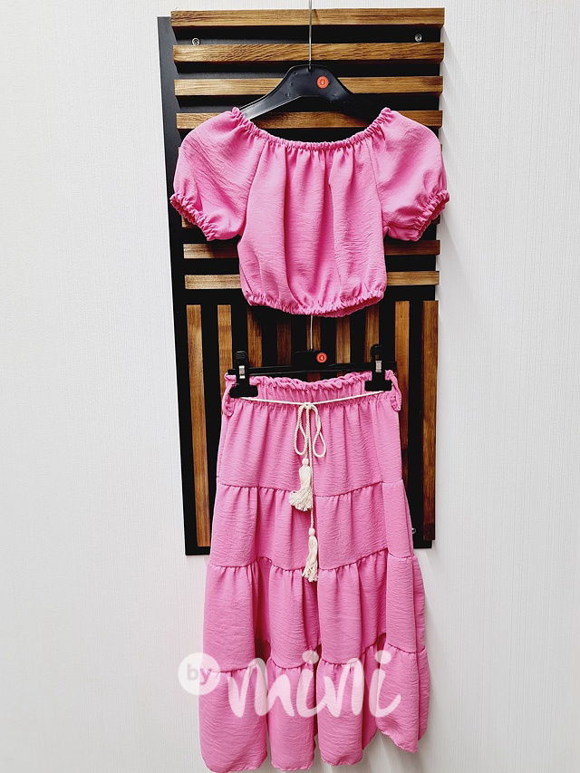 Letní boho set růžový
