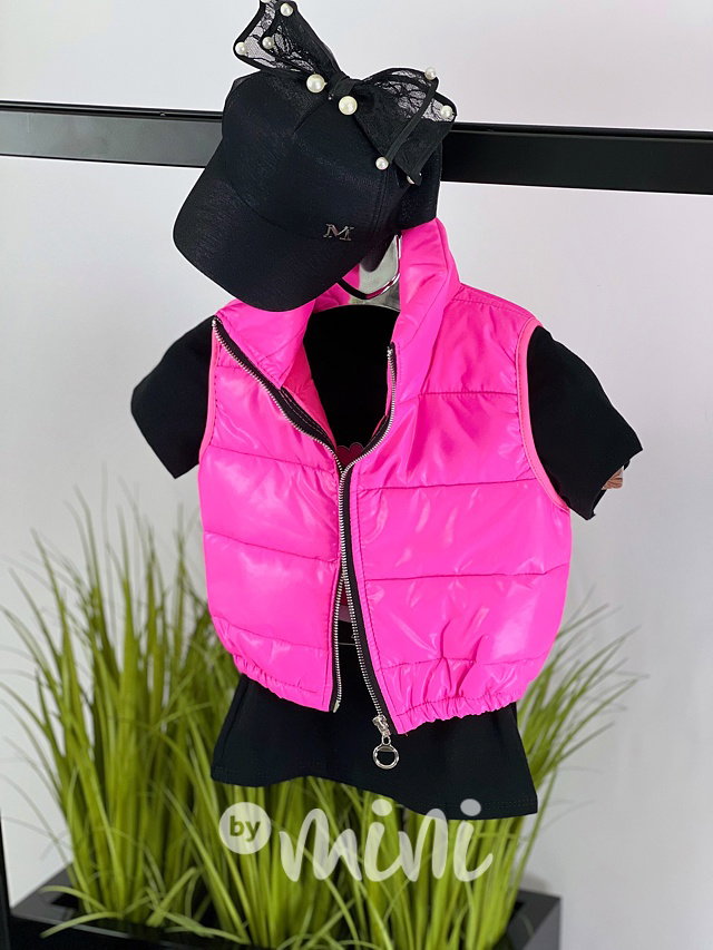 Neon růžová vesta