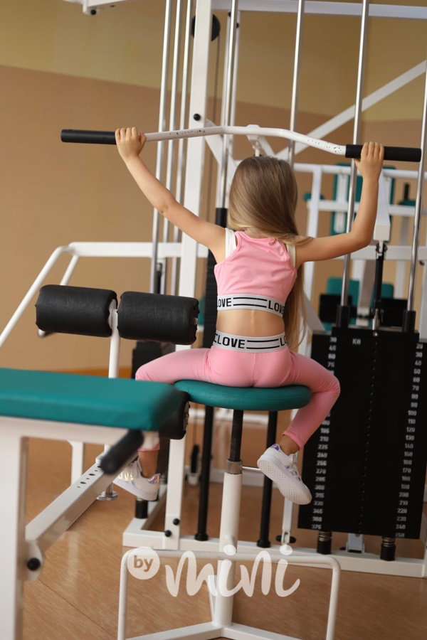Sporty GYM set růžový