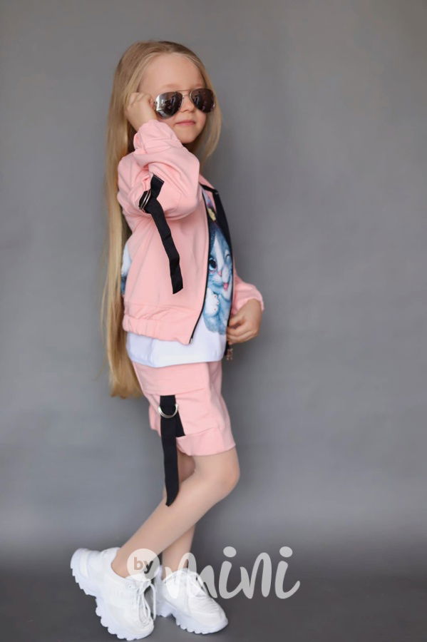 CAT 3-dílná souprava pink