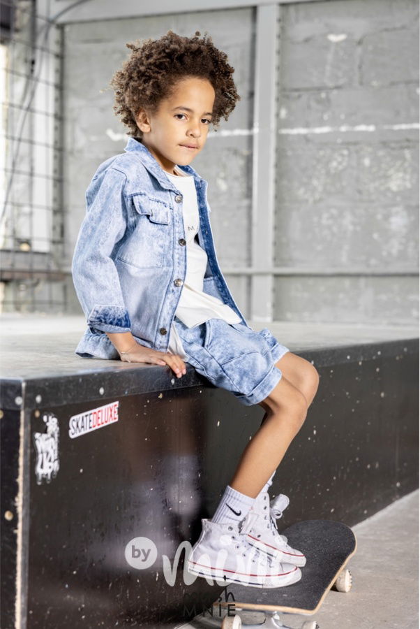 Acid wash blue jeans kraťasy *MashMnie*