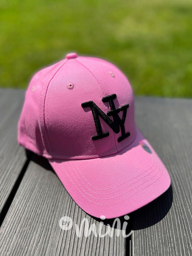 NY dívčí kšiltovka růžová