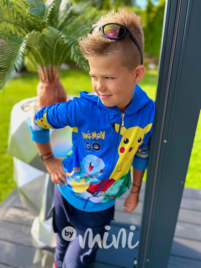 Pokemon mikina GO blue