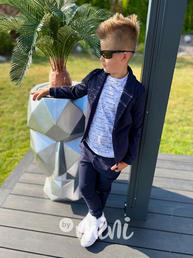 Mikinové sako dark blue