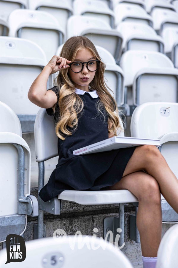 AFK school šaty černé