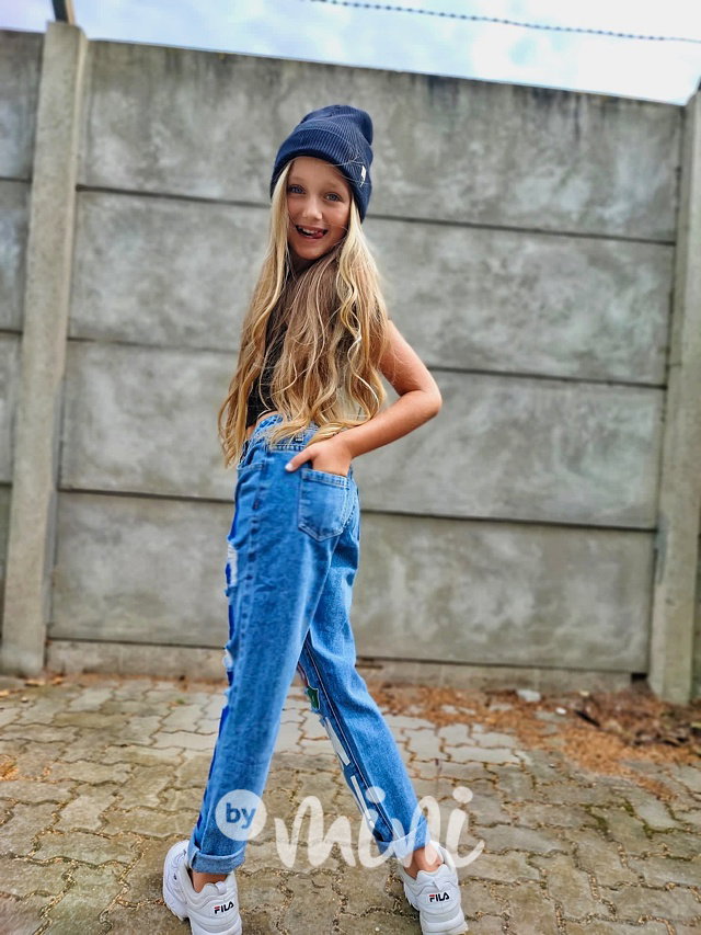 Exclusiv fashion painted jeans