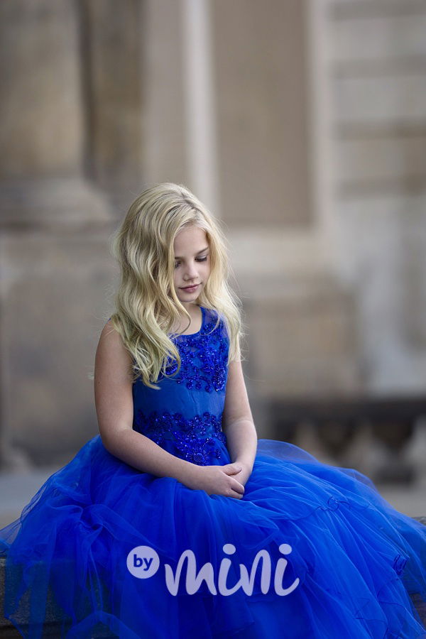 PREMIUM luxusní šaty royal blue