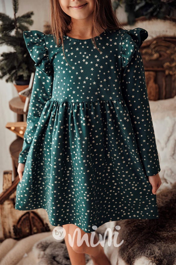 Lily Grey sváteční šaty hvězdy smaragdové