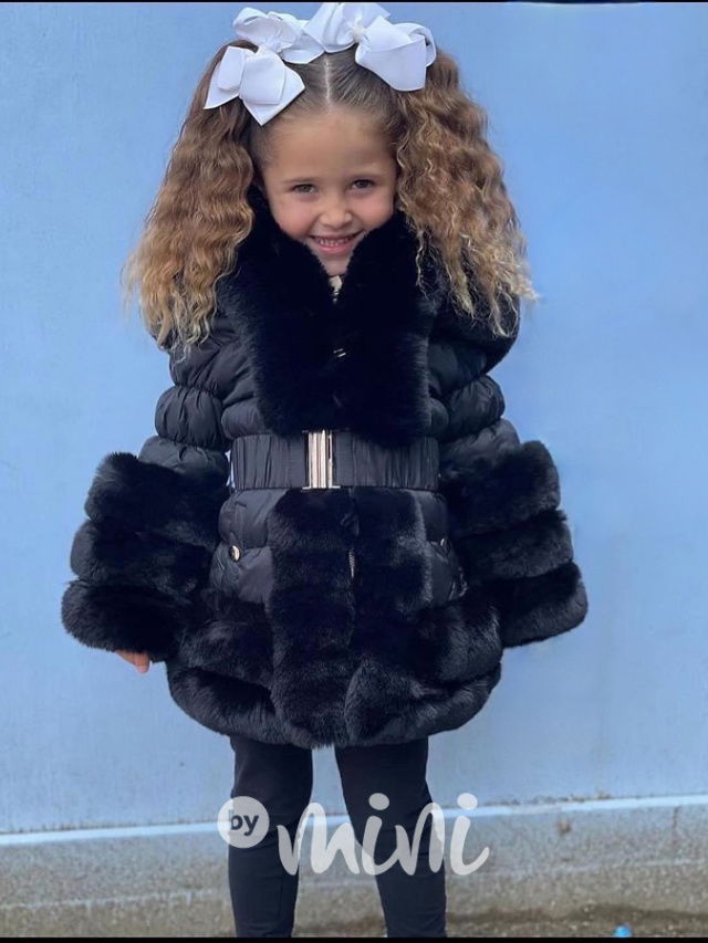 PREMIUM zimní kabátek černý