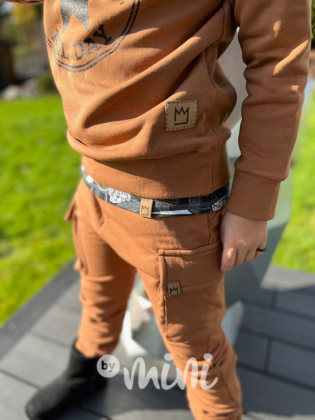 Bad boy zateplená mikina honey