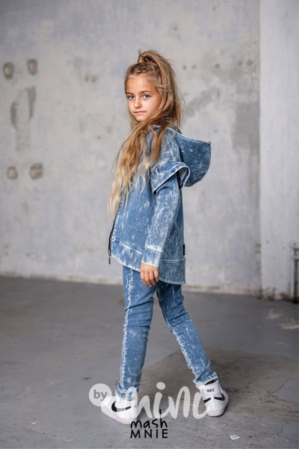 Mash Mnie vintage denim kalhoty blue