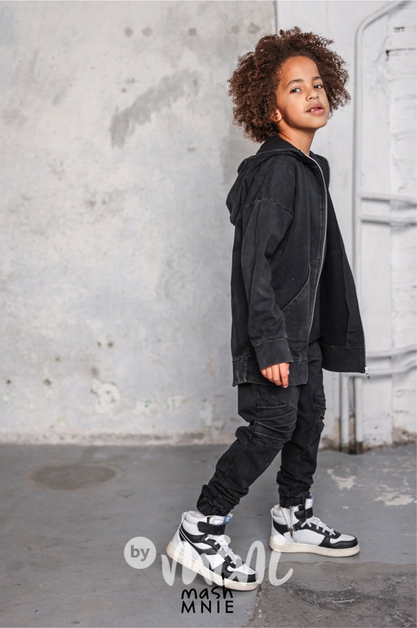 Mash Mnie vintage black mikina WOLVES