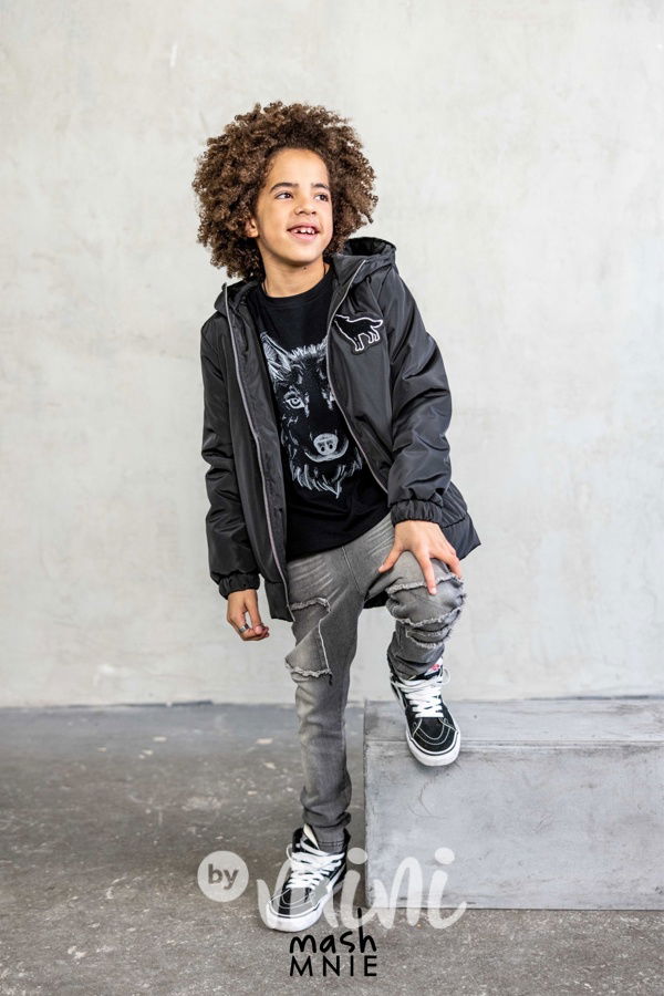 Mash Mnie jeansy dark záplaty