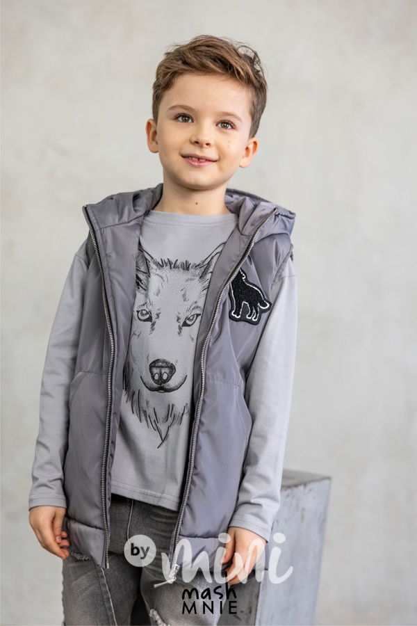 Mash Mnie triko WOLF šedé