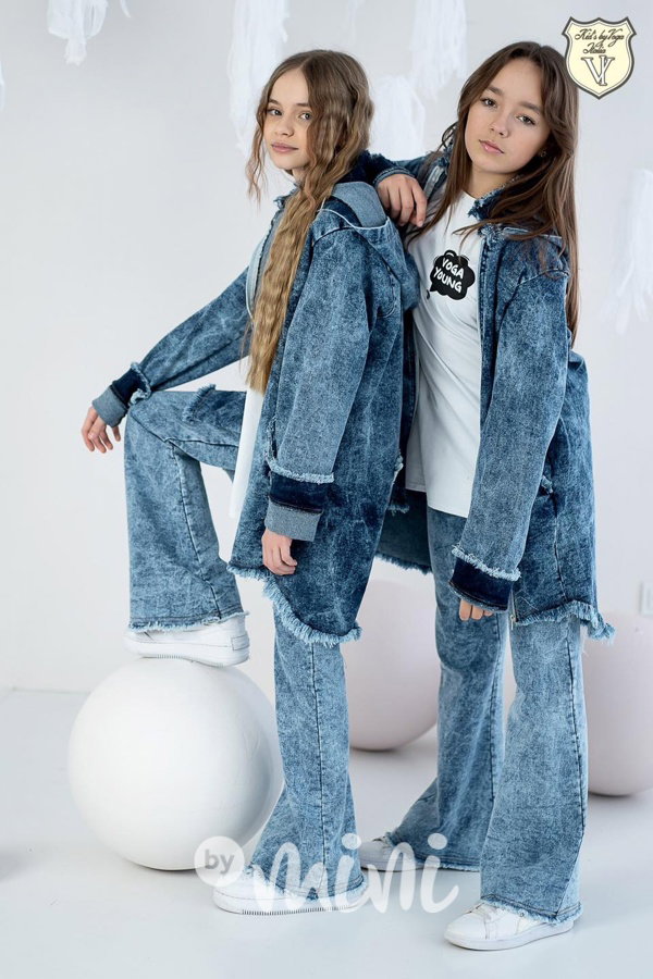 Voga soft denim zvonáče