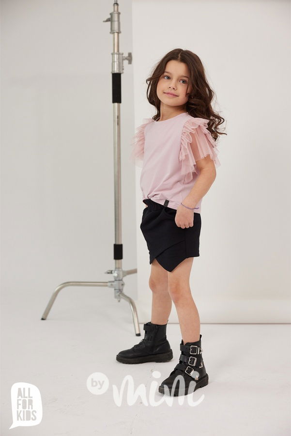 AFK blůzka s tylem růžová