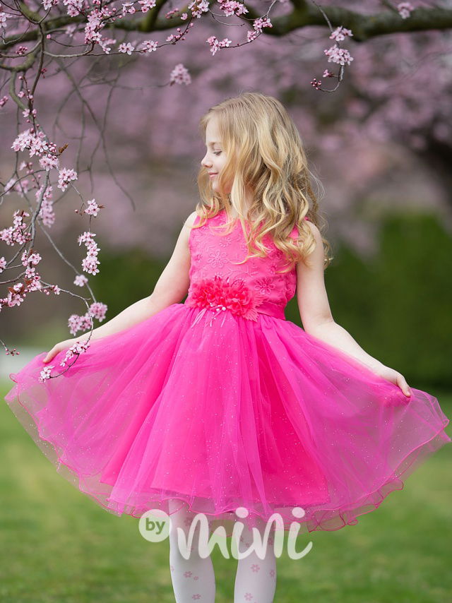 Slavnostní šaty Cinderella malinové