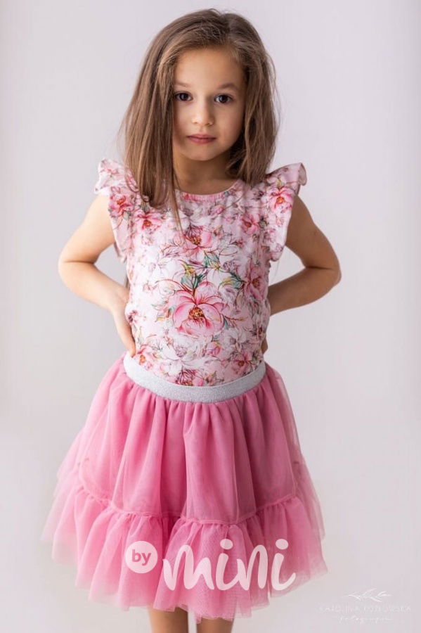 Lily Grey blůzka spring flowers