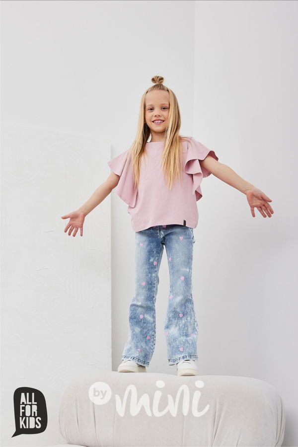 AFK blůzka maxi frill růžová