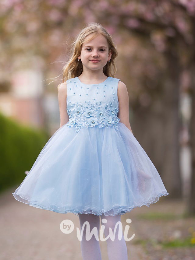 Slavnostní šaty pro družičky Aurora modré