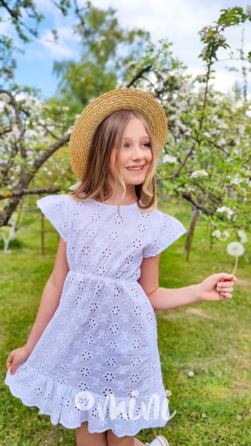 Bílé madeira šaty