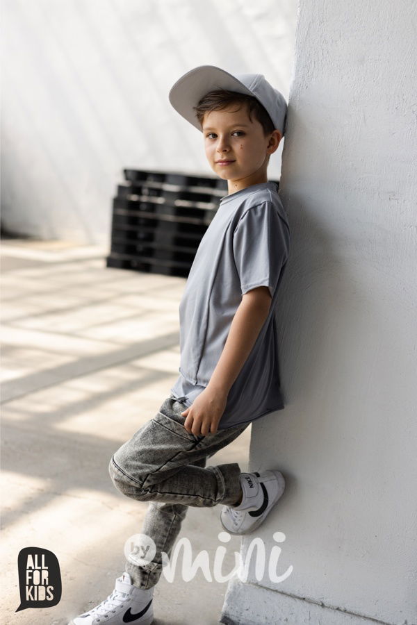 AFK denimové kalhoty ice black