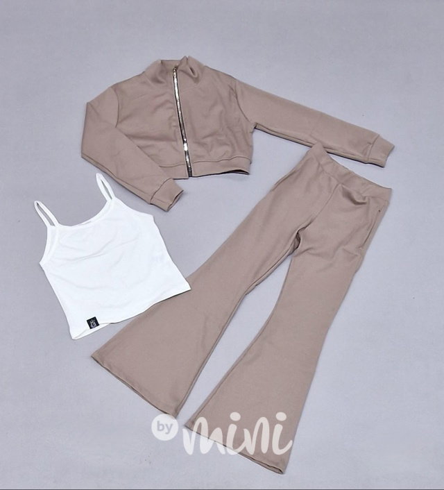 3-dílný komplet beige