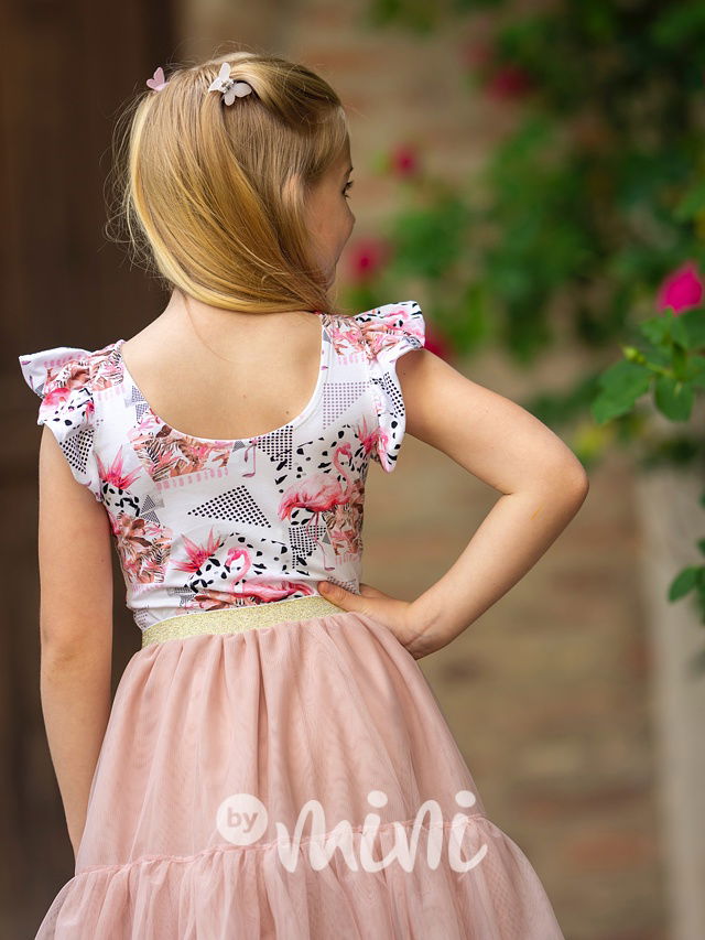 Lily Grey body Flamingo