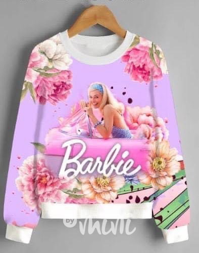 Mikina Barbie lila