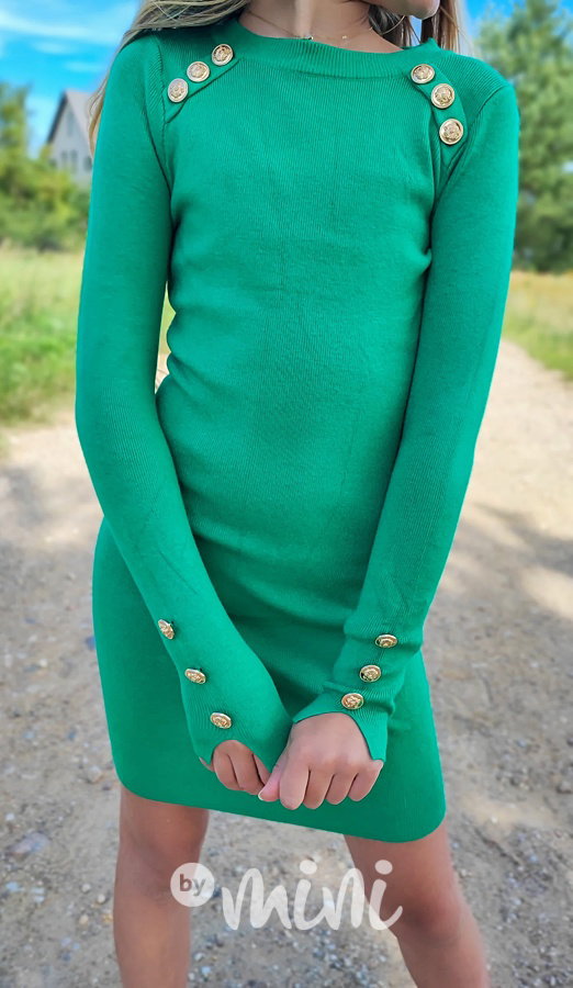 PREMIUM svetříkové šaty green