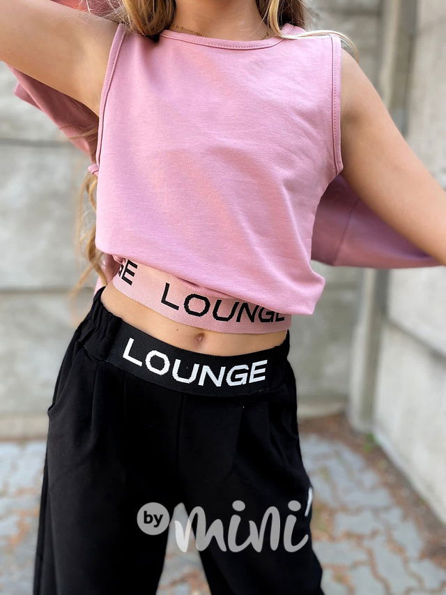 2v1 Lounge mikina + top pink