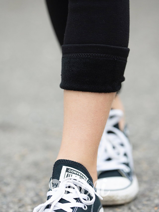 Bavlněné thermo legíny UNICORN černé