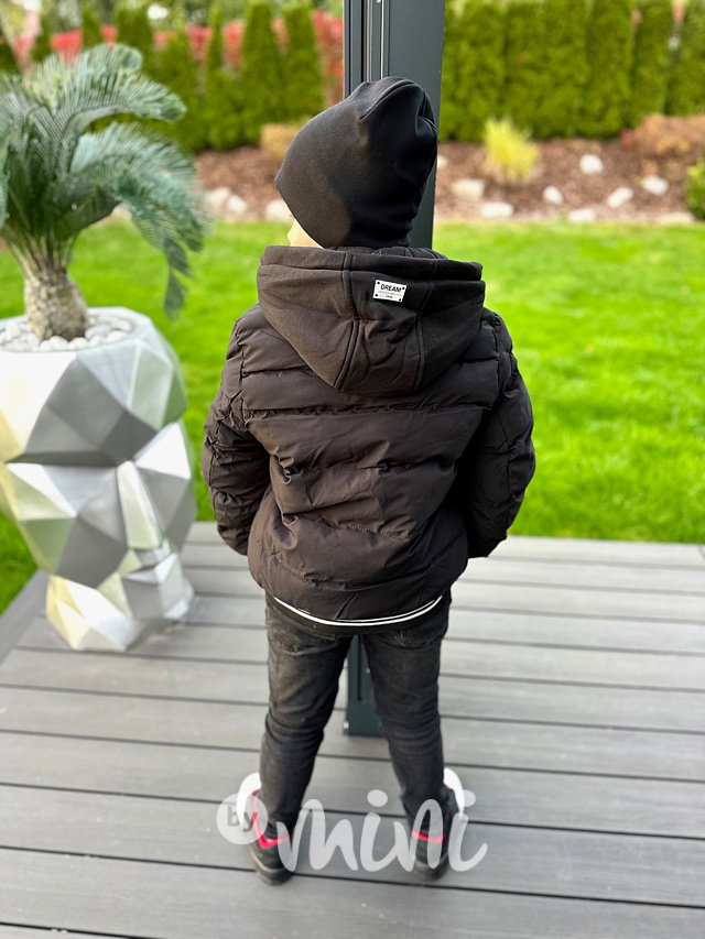 Zimní sporty hoodie bunda černá