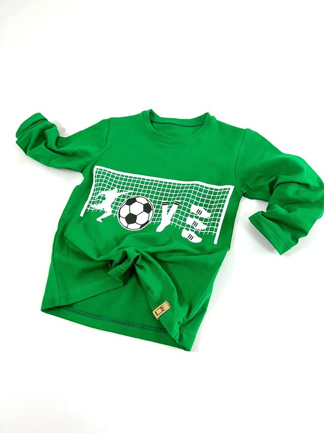 LOVE fotbalové triko zelené