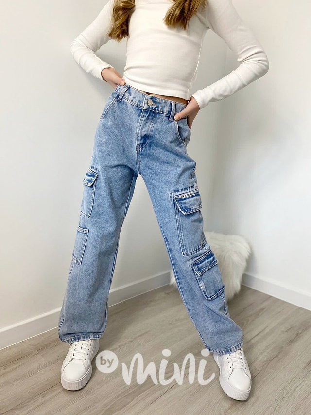 Fashion kapsáčové jeansy