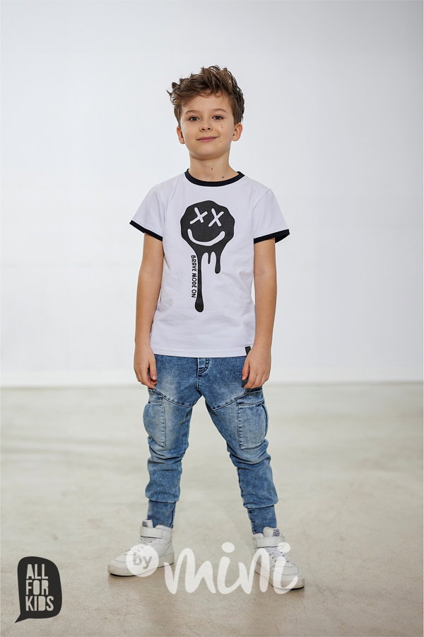 AFK soft denim kapsáče blue