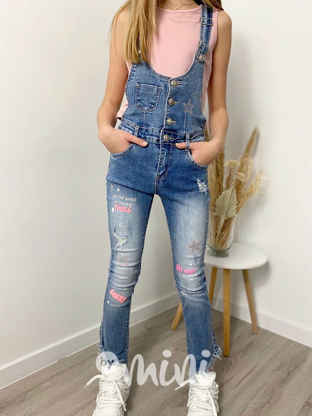 Stretch jeans lacláče se zdobením