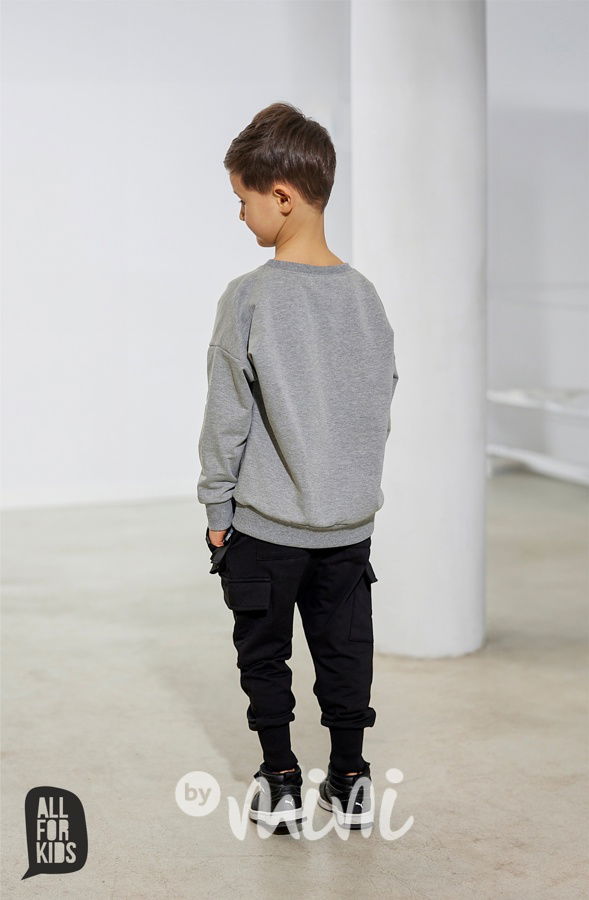 All for kids jogger tepláky s karabinou černé