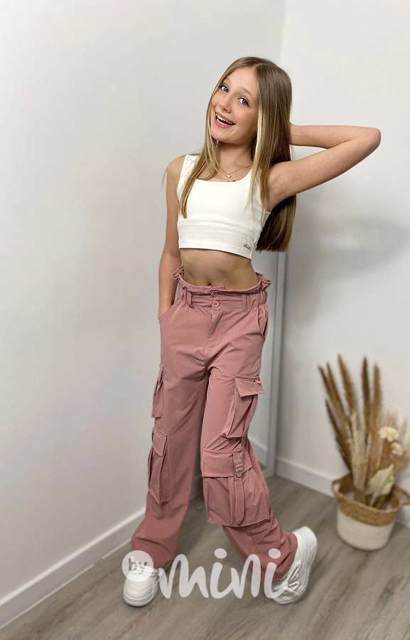 Cargo fashion kapsáče pink