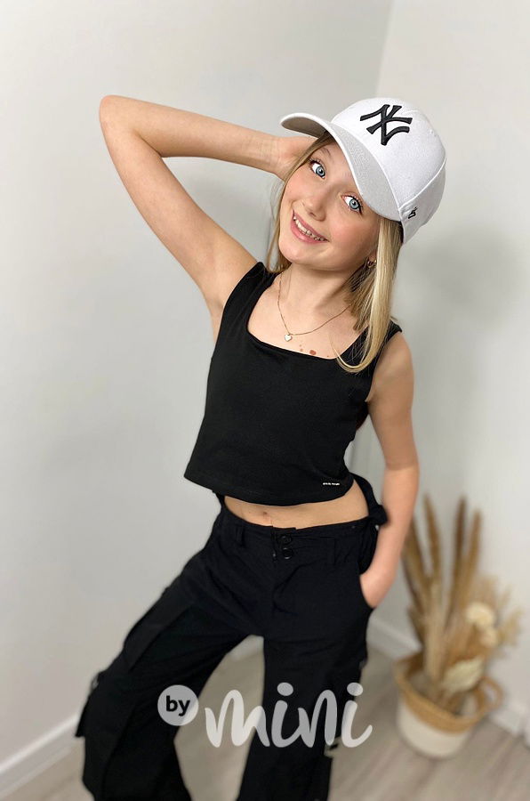 Cargo fashion kapsáče black