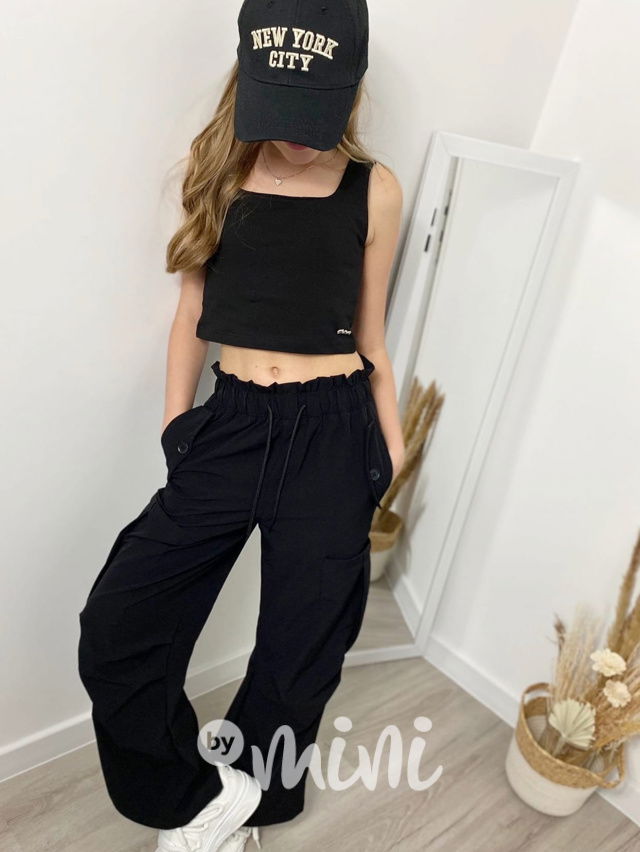 Maxi fashion kapsáče černé