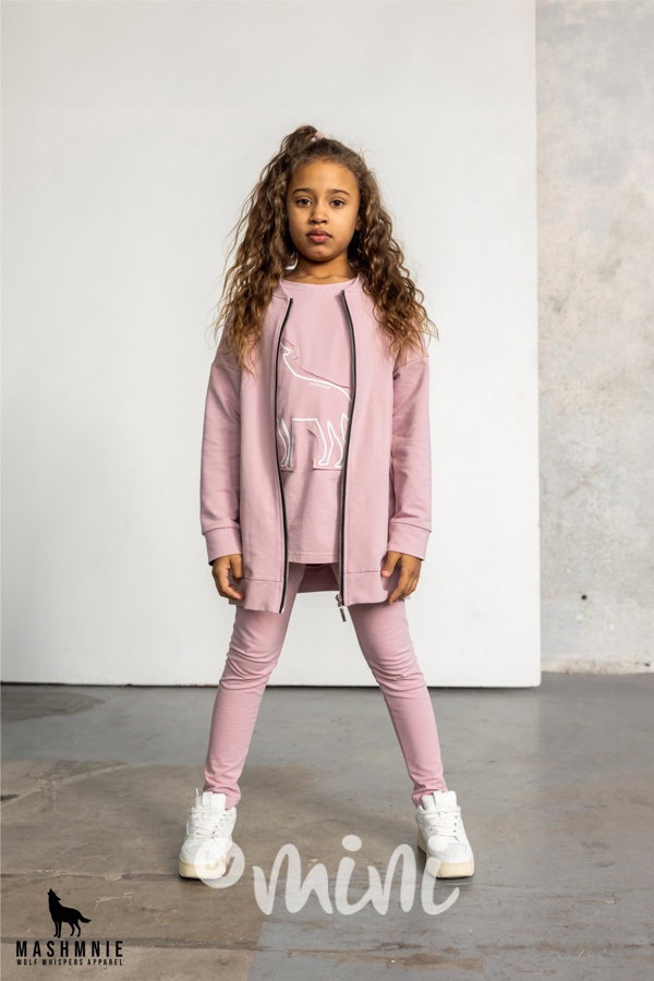 Mash Mnie long mikina pink
